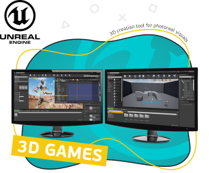 Unreal Engine 4. Игровой движок - Школа программирования для детей, компьютерные курсы для школьников, начинающих и подростков - KIBERone г. Сабуртало